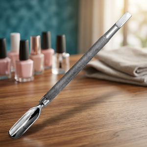Professional Stainless Steel Fashion Double End Cuticle <b>Nail</b> Pusher for Manicure & Pedicure <b>Nail</b> Cleaner Set - Product Image 2