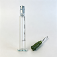 Seringue en verre Luer Lock de 3 ml pour l'emballage de concentrés et distillés d'huile - Fabricant
