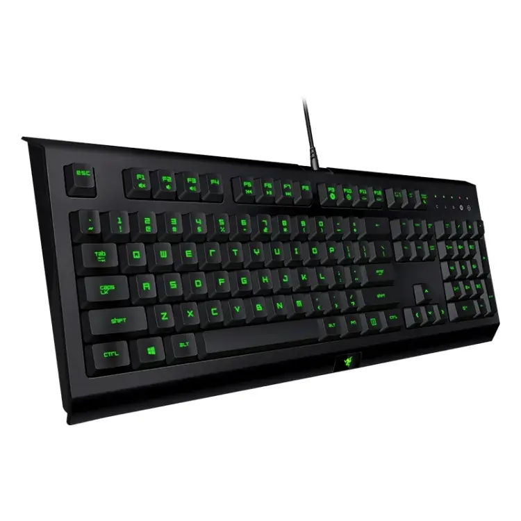 Keyboard berkabel untuk game, Keyboard berkabel Pro desain lampu latar tiga warna 107 tombol