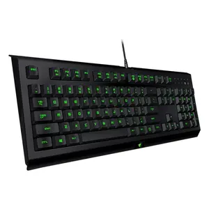 Оригинальная Проводная клавиатура R azer Chroma Cynosa Pro с трехцветной подсветкой, 107 клавиши R azer, игровая Проводная клавиатура