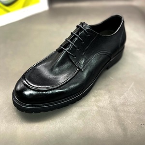 Zapatos Formales Negros Italianos Elegantes para Hombre, Zapatos de Vestir con Punta Cuadrada, Zapatos de Negocios de Talla Grande, Suministro de Fábrica, Zapatos de Boda Hechos a Mano - Product Image 5