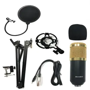 Microphone For Live Streaming Professional Condenser Audio Equipment Wired Studio Radio Broadcasting Singing