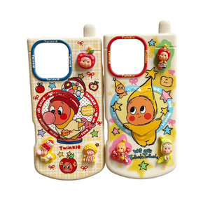 Phim hoạt hình sáng tạo 3D mạ điện TPU trường hợp điện thoại-starman lật với người giữ gương và thiết kế chống sốc - Product Image 1