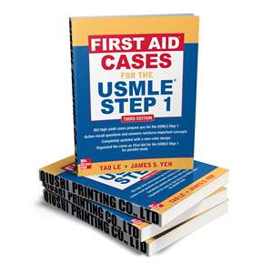 Estuches de primeros auxilios para el USMLE Step 1 3ed (2012) Impresión de libros de texto médicos MOQ pequeño Encuadernación de costura Encuadernación perfecta - Product Image 1