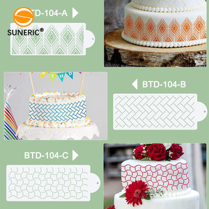 Strumenti di cottura modello glassa torta a rete decorazione stencil <span class=keywords><strong>per</strong></span> aerografo decorazione fondente foglia di fiocco di neve disegno - Product Image 5