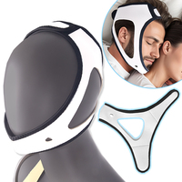 Sangle anti-ronflement imprimée avec logo, réglable, respirante, pour un meilleur sommeil des hommes et des femmes