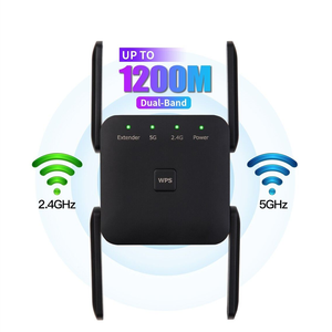 5g 1200Mbps Dual band <span class=keywords><strong>Wifi</strong></span> exdender tín hiệu tăng cường cho nhà bao gồm lên đến 5000 sq. ft và 32 thiết bị không dây Repeater - Product Image 2