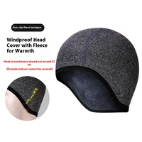 Gorro de Invierno de Poliéster Térmico con Protección UV, Cortavientos, Transpirable, Elástico y Ligero, para Ciclismo