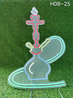 Enseignes Lumineuses LED Chicha Les Plus Populaires Lumières Néon Bars Fêtes Bière Support Lumière Enseigne Magasins de Fumée