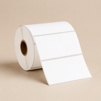 Roll Label Pengiriman Termal Perekat Sendiri Tahan Air Stiker Termal 4x6 Label Printer Termal Langsung