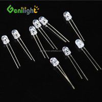 Diode infrarouge LED 5 mm 850 nm 940 nm émettrice ou réceptrice, trou traversant, ronde, noire (récepteur IR noir 100 pièces)