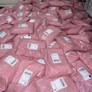 Sobres de Envío Ecológicos de Polietileno Rosa, Diseño Personalizado, Bolsas de Correo para Ropa, Venta al por Mayor para Fábricas, Bolsa de Mensajería - Product Image 6