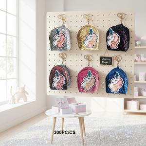 Unicornio Mini Bagpack Kay Cadena 3 \ "X2 \" X4 \ "300PC/CS Crystal Llaveros - Product Image 5