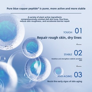 Masker Patch Peptida Tembaga Biru Asam Hialuronat Hidrasi Melembapkan Mencerahkan Perbaikan Darurat Kompres Dingin Sensitif - Product Image 3