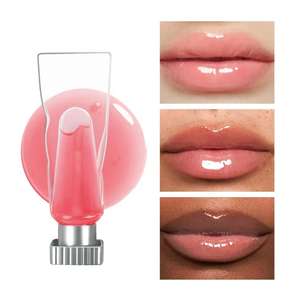 Pruebe el brillo de labios brillante vegano natural OEM con sabor a fruta orgánica arcoíris maquillaje transparente brillo de labios de etiqueta privada - Product Image 2