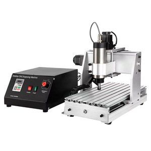 Machine de gravure CNC de bureau Zhong Hua Jiang 300W/800W/1500W MACH3 600x400mm 6040 pour la découpe du bois et du métal, facile à utiliser - Product Image 1
