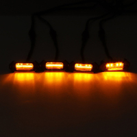 Luces LED Ámbar para Parrilla Tacoma Raptor, Compatibles con la Parrilla Toyota Tacoma TRD PRO 2016-2019