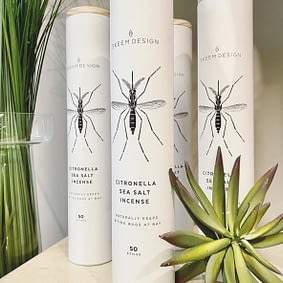 Bâtons d'encens naturels à la citronnelle pour l'extérieur, emballage artisanal en kraft long et écologique, tube en papier pour bougies - Product Image 4