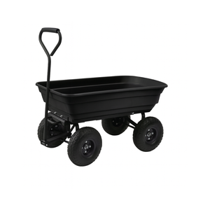 Carretilla de Jardín de Polietileno de Alta Resistencia OEM/ODM de la Mejor Calidad con Mecanismo de Descarga Patentado para Transportar Leña y Restos de Jardín - Modelo GARPYC000 - Product Image 1