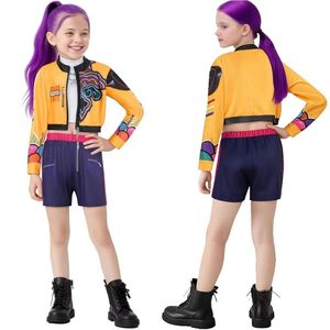 High Quality Anime <strong>Kpop</strong> Demon Hunter Cosplay Costume Rumi Zoey Mira Cosplay Girls Style Kids Stage Performance <strong>Clothes</strong> Halloween - Product Image 4