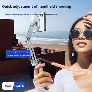 2025 nouvelle conception 360 ° Rotation support Mobile pliant Portable magnétique <span class=keywords><strong>trépied</strong></span> support réglable <span class=keywords><strong>tablette</strong></span> support <span class=keywords><strong>pour</strong></span> iPad utiliser bureau - Product Image 6