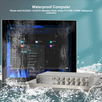 PC Industrial de Panel Táctil Integrado de 17 Pulgadas, Acero Inoxidable, Totalmente Cerrado, Montaje en Pared, IP66 Impermeable, Sin Ventilador