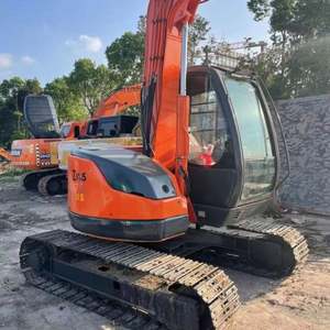 Excavadora Hidráulica Usada Hitachi ZX75, Máquina Minera con Motor y Rodamientos, Bajo Precio, Origen Japón - Product Image 1