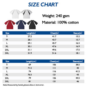 T-shirt en coton coupe décontractée pour hommes, style sport de rue avec bordure contrastée - Product Image 4