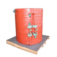Bobine d'induction à fréquence moyenne, chauffée électriquement et refroidie à l'eau, pour four de fusion d'aluminium à haute température
