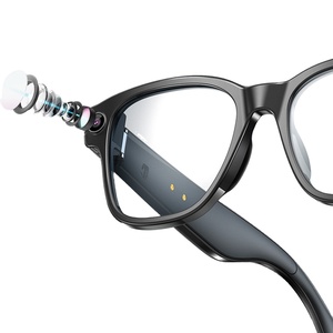 Occhiali Smart L801 con Fotocamera da 8MP, Trasmissione in Tempo Reale WIFI+Bluetooth, Auricolari per Musica e Chiamate, Occhiali Indossabili Intelligenti AI - Product Image 1