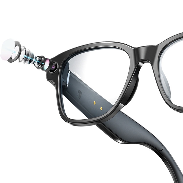 L801 Smart Glasses with 8MP Camera, WIFI+Bluetooth real-time transmission Headset Music Phone Calls Smart Wearable AI Glasses