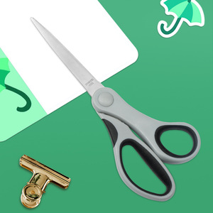 Stainless Steel Craft Scissors 175mm Red Grey 205mm Black Grey For Home Office Paper Cutting - Product Image 4