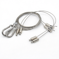 Kit de suspension en fil métallique personnalisé de haute qualité OEM câble de suspension au plafond en laiton pour l'éclairage