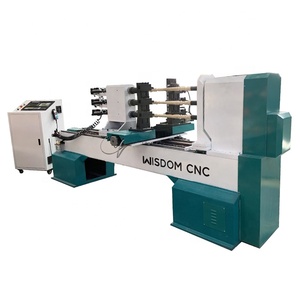 Wisdom CNC-máquina de madera de torno CNC, fabricación de tacos de piscina de tres ejes - Product Image 2