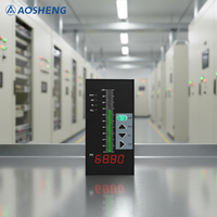 Contrôleur de niveau d'eau AOSHENG avec affichage numérique et graphique à barres, RS485 Modbus, pour l'automatisation industrielle