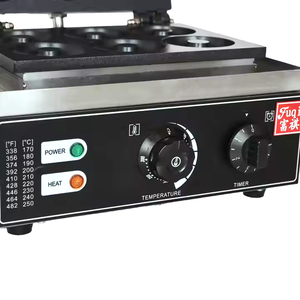 เครื่องทำโดนัทและวาฟเฟิลไฟฟ้าสแตนเลสแบบใหม่ 6 หลุม พร้อมระบบควบคุมแบบสัมผัสและประสิทธิภาพสูง - Product Image 6