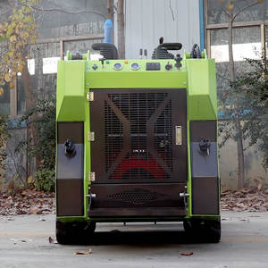 Minicargadora con Motor Honda y Máquina Perforadora de Césped con Bomba de Tracción por Orugas para Drenaje de Césped - Product Image 3