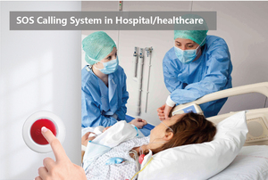 Người Già Khẩn Cấp Hệ Thống Cảnh Báo Không Thấm Nước Mặt Dây Chuyền Nút Hoảng Loạn - Product Image 6