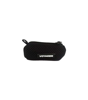 Factory Customizable Power Bank Protection Case Small Mesh Pouch Fashionable Polyester Sandwich Fabric Net Bag Black Custom Logo