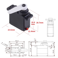 NOUVEAU Moteur CC sans noyau KST DS113MG V6.0 Micro Servo Numérique Engrenage en Acier Trempé 3.5kg 0.09sec Pièces pour Avion RC Électrique