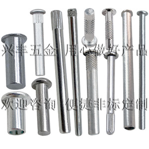 หมุดย้ำอะลูมิเนียม Xingfeng Hardware ขนาด 0.8-6.5 มม. หัวทรงกระบอก ผิวเงา สำหรับใช้งานทั่วไป - Product Image 2