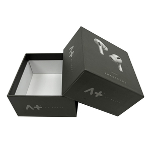 Tùy Chỉnh Nhỏ Người Tiêu Dùng Điện Tử Bao Bì Hộp UV In Ấn <span class=keywords><strong>Mini</strong></span> Tai Nghe Headphone Earbud Phẳng Lật Nắp Hộp Giấy - Product Image 1