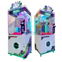 Fábrica al por mayor más nuevo diseño de juegos que funcionan con monedas máquina de recorte clip de giro gratis regalo de premio máquinas de entretenimiento