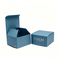 Boîte d'emballage en carton écologique personnalisée de luxe avec logo imprimé, design pliable doublé d'éponge pour nettoyant visage haut de gamme