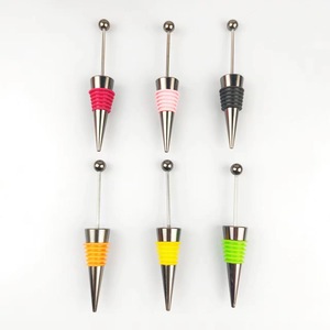 Wine Stoppers Silicone Bottle Stopper With Long Stem Sealing For Wine Champagne Simple Style Colored Design - Product Image 3