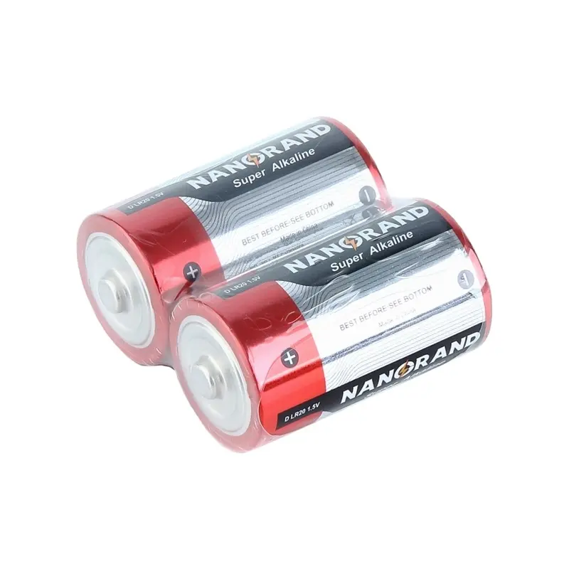 Nanguang baterai bayi AM1 Super Alkaline D baterai 1.5v LR20 untuk kompor kaca