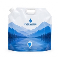 Sac de distribution de liquides de 3/5/10 litres avec robinet pour eau potable, jus, bière, solution d'emballage Bag-in-Box pour boissons