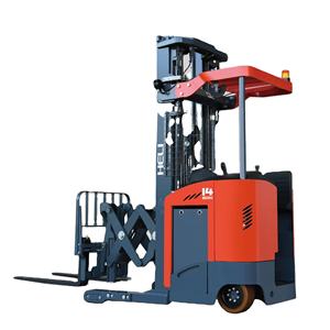 Heli Diepe Dubbele Dubbele Schaar Triplex Mast Bereiken Vorkheftruck Stapelaar 1,4 Ton 1,8 Ton Elektrische <span class=keywords><strong>Reach</strong></span> <span class=keywords><strong>Stacker</strong></span> - Product Image 2