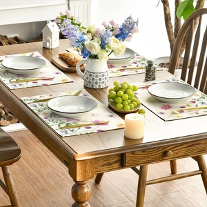 Giải phóng mặt bằng bán trong số lượng lớn hiện đại hoa dệt kim Khăn trải bàn <span class=keywords><strong>v</strong></span>à placemats dệt cup <span class=keywords><strong>v</strong></span>à bát thảm cho khách sạn <span class=keywords><strong>v</strong></span>à cà phê cửa hàng - Product Image 5