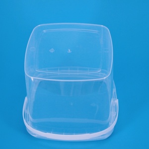 Factory Wholesale Clear <strong>Plastic</strong> 5L Bucket Drums Pails <strong>Barrels</strong> Round Shape Recyclable Lids Transparent Packaging Customized - Product Image 5